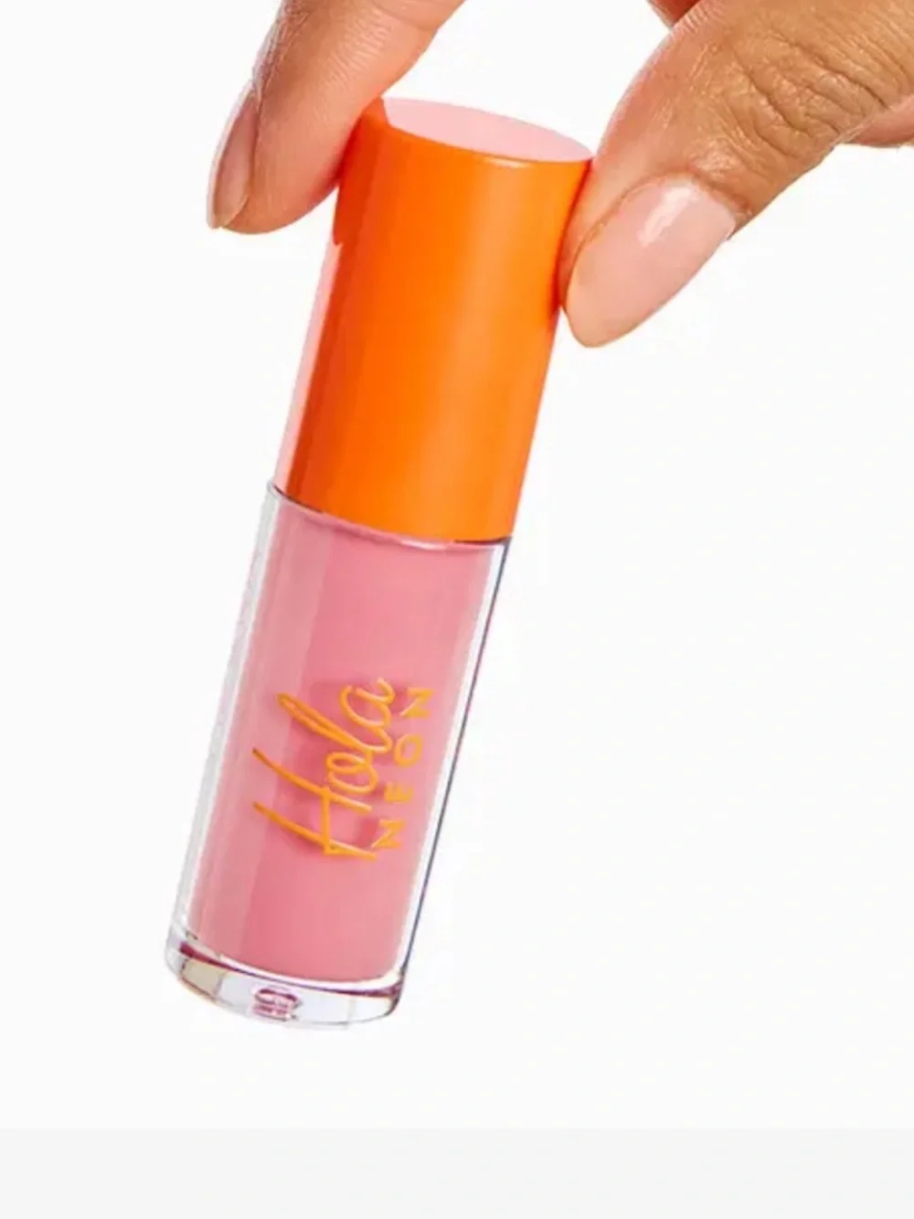 Hola Neon Lip Drip Tinted Lip Oil — Gloss Me (Pink)
